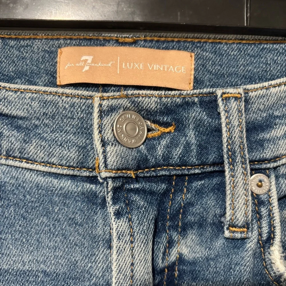 NWT 7 For All Mankind The Ultra High Rise Cropped Jo Jeans Size 29 - Picture 6 of 10